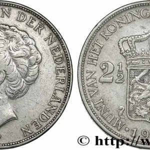 Expédition Rapide PAYS-BAS 2 1/2 Gulden Wilhelmina 1930 fwo_737116 Monde