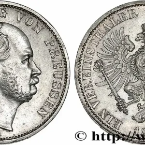 Super Prix ALLEMAGNE - PRUSSE 1 Thaler Guillaume 1867 Berlin fwo_737205 Monde