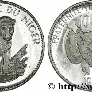 Quantité Limitée NIGER 10 Francs 1968 fwo_737228 Monde