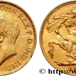 OR, PALLADIUM ET PLATINE INVESTISSEMENT 1 Souverain Georges V 1911 Londres fwo_737327 Monde Vente Directe