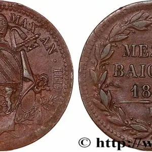 ITALIE - ÉTATS DU PAPE - PIE IX (Jean-Marie Mastai Ferretti) 1/2 (Mezzo) Baiocco Pie IX an IIII 1849 Rome fwo_738526 Monde Produit De Marque