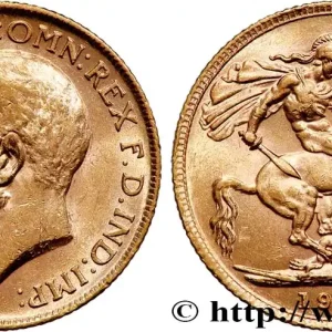 OR, PALLADIUM ET PLATINE INVESTISSEMENT 1 Souverain Georges V 1913 Londres fwo_741017 Monde Prix Choc