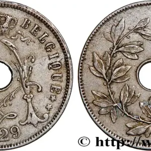 BELGIQUE 25 Centimes 1929 fwo_744116 Monde Offre Du Jour