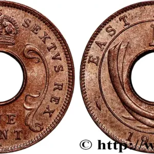 Livraison Gratuite AFRIQUE DE L'EST 10 Cents Georges VI 1952 Kings Norton fwo_744147 Monde