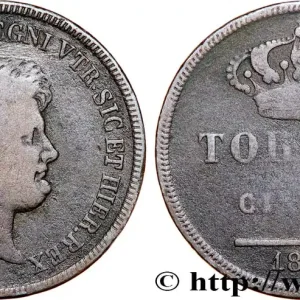 ITALIE - ROYAUME DES DEUX-SICILES - FERDINAND II 5 Tornesi 1846 Naples fwo_744163 Monde En Vogue