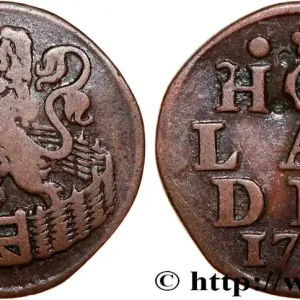 Promotion Saisonnière PAYS-BAS - PROVINCES-UNIES 1 Duit Hollande 1739 fwo_744181 Monde