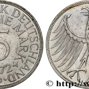 ALLEMAGNE 5 Mark aigle 1972 Munic fwo_744251 Monde Prix Bas