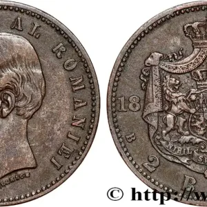 ROUMANIE 2 Bani Charles Ier 1882 Bucarest fwo_744252 Monde Soldes