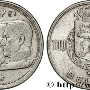 BELGIQUE 100 Franken (Francs) Quatre rois de Belgique, légende flamande 1951 fwo_744255 Monde Populaire