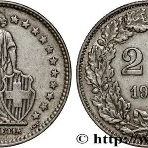 Petit Prix SUISSE 2 Francs Helvetia 1940 Berne fwo_744256 Monde