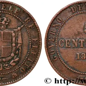 En Vogue ITALIE - TOSCANE 5 Centesimi Victor Emmanuel - Gouvernement de la Toscane 1859 Birmingham fwo_744347 Monde