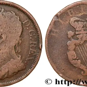 Paiement Sécurisé IRLANDE 1 Penny Georges IV 1822 fwo_744348 Monde