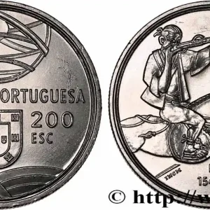 PORTUGAL 200 Escudos Espingarda, cavalier japonais 1993 fwo_690106 Monde Affaire À Saisir