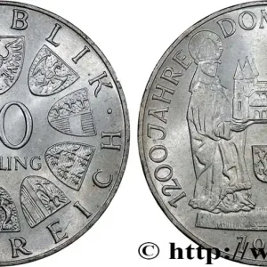 Prix Réduit AUTRICHE 50 Schilling 1200e anniversaire du Dôme de Salzbourg 1974 fwo_725700 Monde