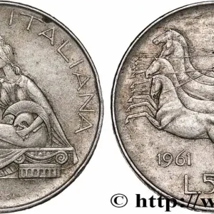 ITALIE 500 Lire Centenaire de l’Unité Italienne 1961 Rome fwo_728231 Monde Promotion