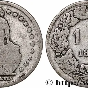 Gros Lot SUISSE 1 Franc Helvetia 1880 Berne fwo_730621 Monde