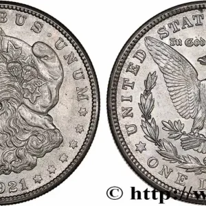 Seulement Aujourd’hui ÉTATS-UNIS D'AMÉRIQUE 1 Dollar type Morgan 1921 San Francisco fwo_730664 Monde