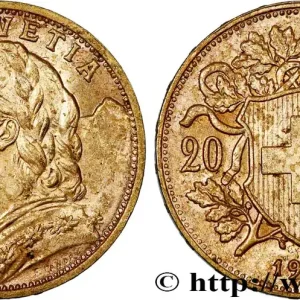 Vente Flash OR, PALLADIUM ET PLATINE INVESTISSEMENT 20 Francs or "Vreneli" 1927 Berne fwo_732399 Monde