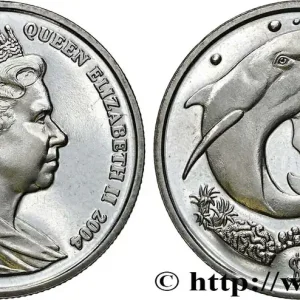 Vente Flash ÎLES VIERGES BRITANNIQUES 1 Dollar Proof Dauphin 2004 Pobjoy Mint fwo_735063 Monde