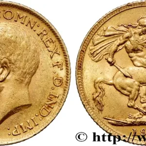 OR, PALLADIUM ET PLATINE INVESTISSEMENT 1 Souverain Georges V 1914 Londres fwo_737333 Monde Livraison Gratuite