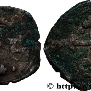 SAVOIE - DUCHÉ DE SAVOIE - EMMANUEL-PHILIBERT DIT "TÊTE DE FER" Quart de sol, 1er type (quarto di soldo, I tipo) s.d. Bourg-en-Bresse fwo_739822 Monde Prix Réduit