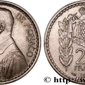MONACO 20 Francs prince Louis II 1947 Paris fwo_745623 Monde Certifié