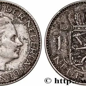 Prix Réduit PAYS-BAS 1 Gulden Juliana 1957 fwo_745633 Monde