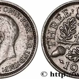 ROYAUME-UNI 3 Pence Georges VI 1935 fwo_745723 Monde Bon Marché