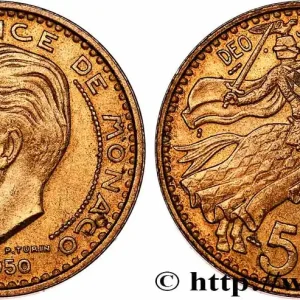 Paiement Sécurisé MONACO 50 Francs 1950 Paris fwo_745889 Monde