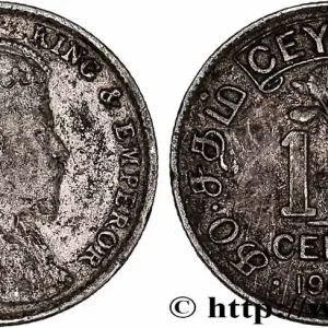 CEYLAN 10 Cents Édouard VII 1909 fwo_745937 Monde Commander Vite