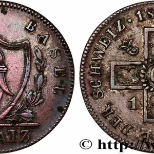 Satisfait Ou Remboursé SUISSE - CANTON DE BÂLE 1 Batzen 1826 fwo_743739 Monde