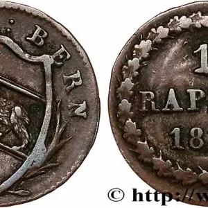 SUISSE - CANTON DE BERNE 1 Rappen 1819 Berne fwo_743747 Monde Vente Flash