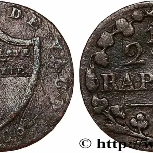 SUISSE - CANTON DE VAUD 2 1/2 Rappes - Canton de Vaud 1809 fwo_743888 Monde Exclusif