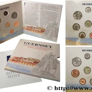 Expédition Rapide GUERNESEY Série FDC - 8 monnaies 1990 fwo_671523 Monde