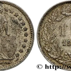 Achat Immédiat SUISSE 1 Franc Helvetia 1943 Berne - B fwo_730640 Monde