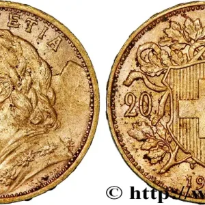 Quantité Limitée OR, PALLADIUM ET PLATINE INVESTISSEMENT 20 Francs or "Vreneli" 1927 Berne fwo_732400 Monde