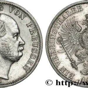 Meilleure Vente ALLEMAGNE - PRUSSE 1 Thaler Guillaume 1867 Berlin fwo_737170 Monde