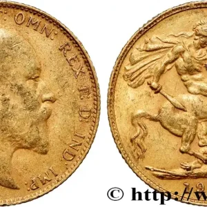 OR, PALLADIUM ET PLATINE INVESTISSEMENT 1 Souverain Édouard VII 1910 Londres fwo_737324 Monde Offre Exclusive