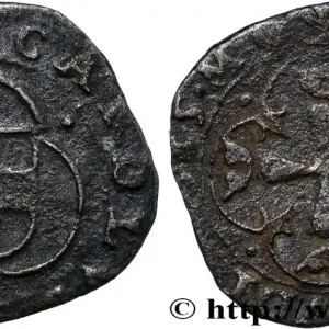 SAVOIE - DUCHÉ DE SAVOIE - CHARLES-EMMANUEL Ier Parpaiolle du 1er type (parpagliola di I tipo) 1585 Chambery fwo_739695 Monde Édition Limitée