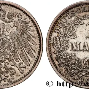 ALLEMAGNE 1 Mark Empire aigle impérial 2e type 1910 Munich fwo_747325 Monde Premium