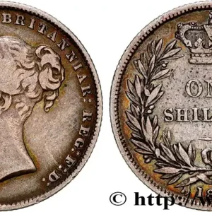 Meilleure Vente ROYAUME-UNI 1 Shilling Victoria 1864 fwo_747354 Monde