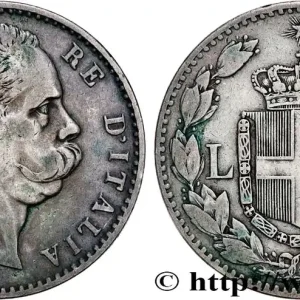 Prix Bas ITALIE 2 Lire Humbert Ier 1884 Rome fwo_747366 Monde