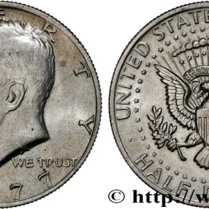 Pas Cher ÉTATS-UNIS D'AMÉRIQUE 1/2 Dollar Kennedy 1977 Philadelphie fwo_747446 Monde