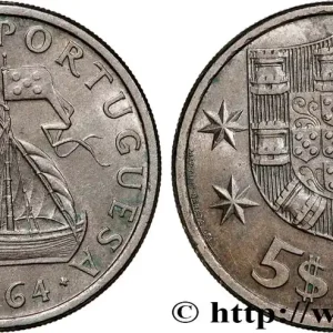 PORTUGAL 5 Escudos 1964 fwo_747553 Monde Exclusif