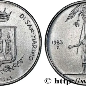 SAINT-MARIN 50 Lire peur de la guerre nucléaire 1983 Rome - R fwo_747614 Monde Authentique