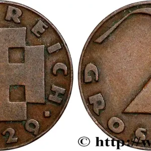 AUTRICHE 2 Groschen 1929 fwo_747657 Monde Acheter Direct