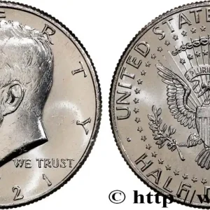 ÉTATS-UNIS D'AMÉRIQUE 1/2 Dollar Kennedy 2021 Philadelphie fwo_747770 Monde Livraison Gratuite