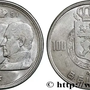 BELGIQUE 100 Franken (Francs) Quatre rois de Belgique, légende flamande 1951 fwo_747825 Monde Promotion