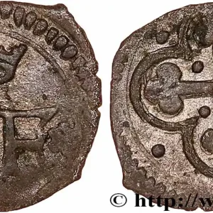 SAVOIE - DUCHÉ DE SAVOIE - EMMANUEL-PHILIBERT DIT "TÊTE DE FER" Quart de sol, 1er type (quarto di soldo, I tipo) s.d. Chambéry fwo_746581 Monde Soldes