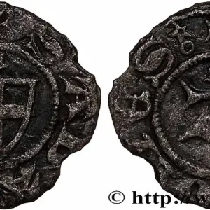 Certifié SAVOIE - COMTÉ DE SAVOIE - AMÉDÉE VI Denier viennois, 1er type n.d. Pont d’Ain fwo_746705 Monde